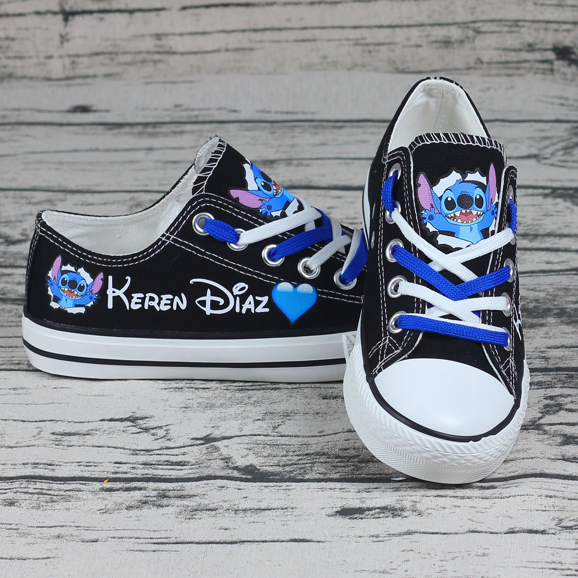 Customized Black Low Top Shoes Make Your Own Shoes Now Etsy