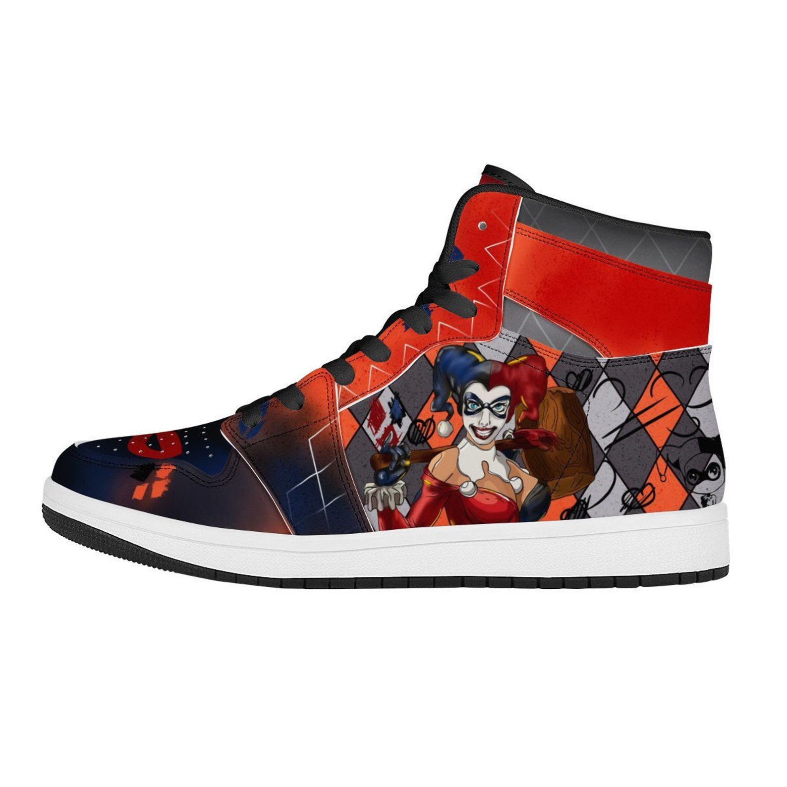 harley quinn sneakers
