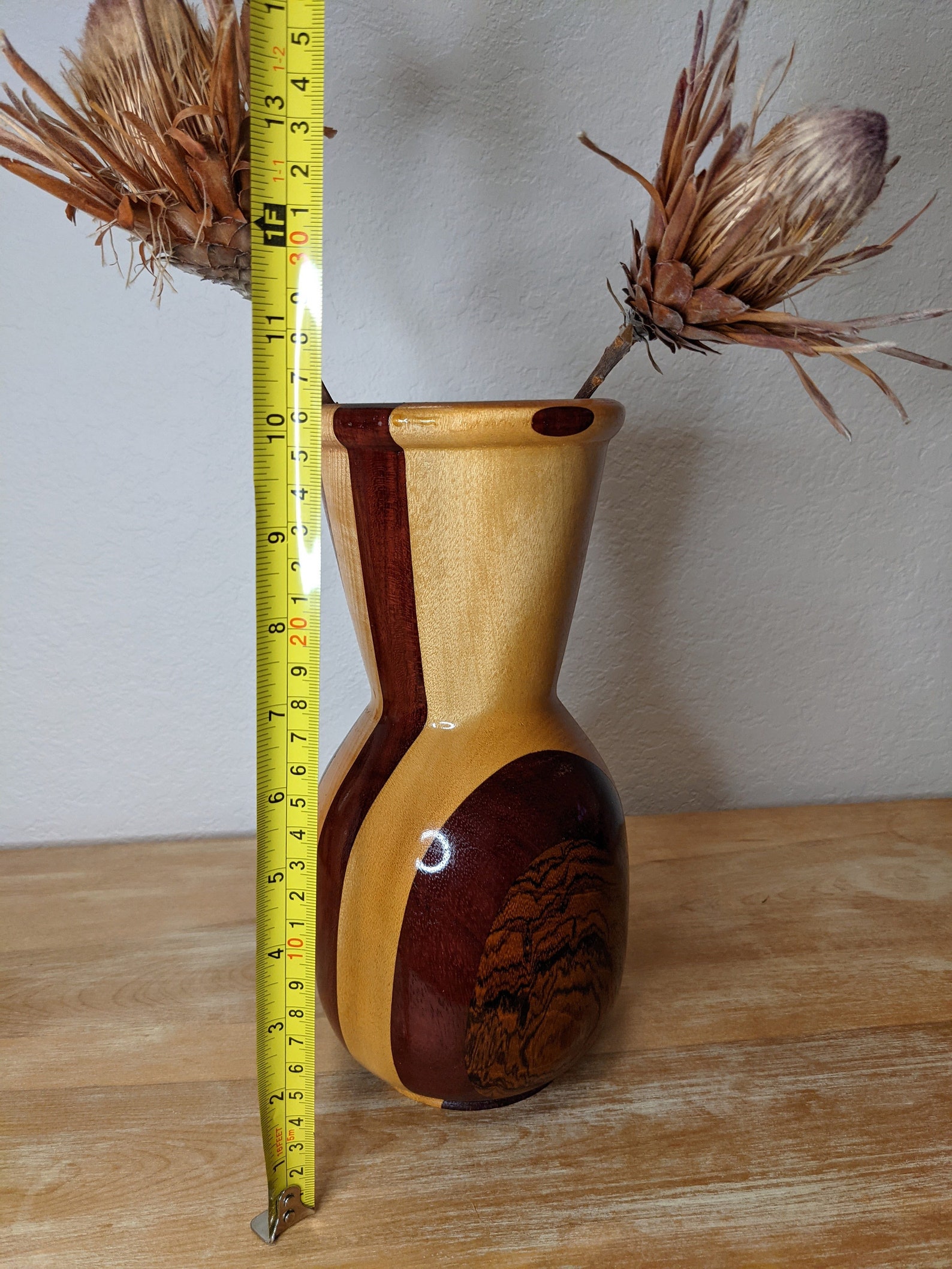 Wooden Vases Hand Turned Exotic Hardwood Unique Gift Etsy