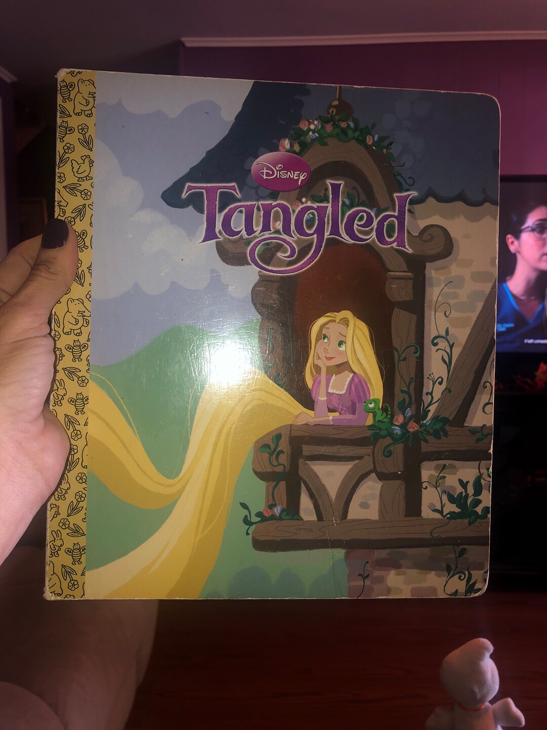 Disney Tangled Large Size Board Book Etsy