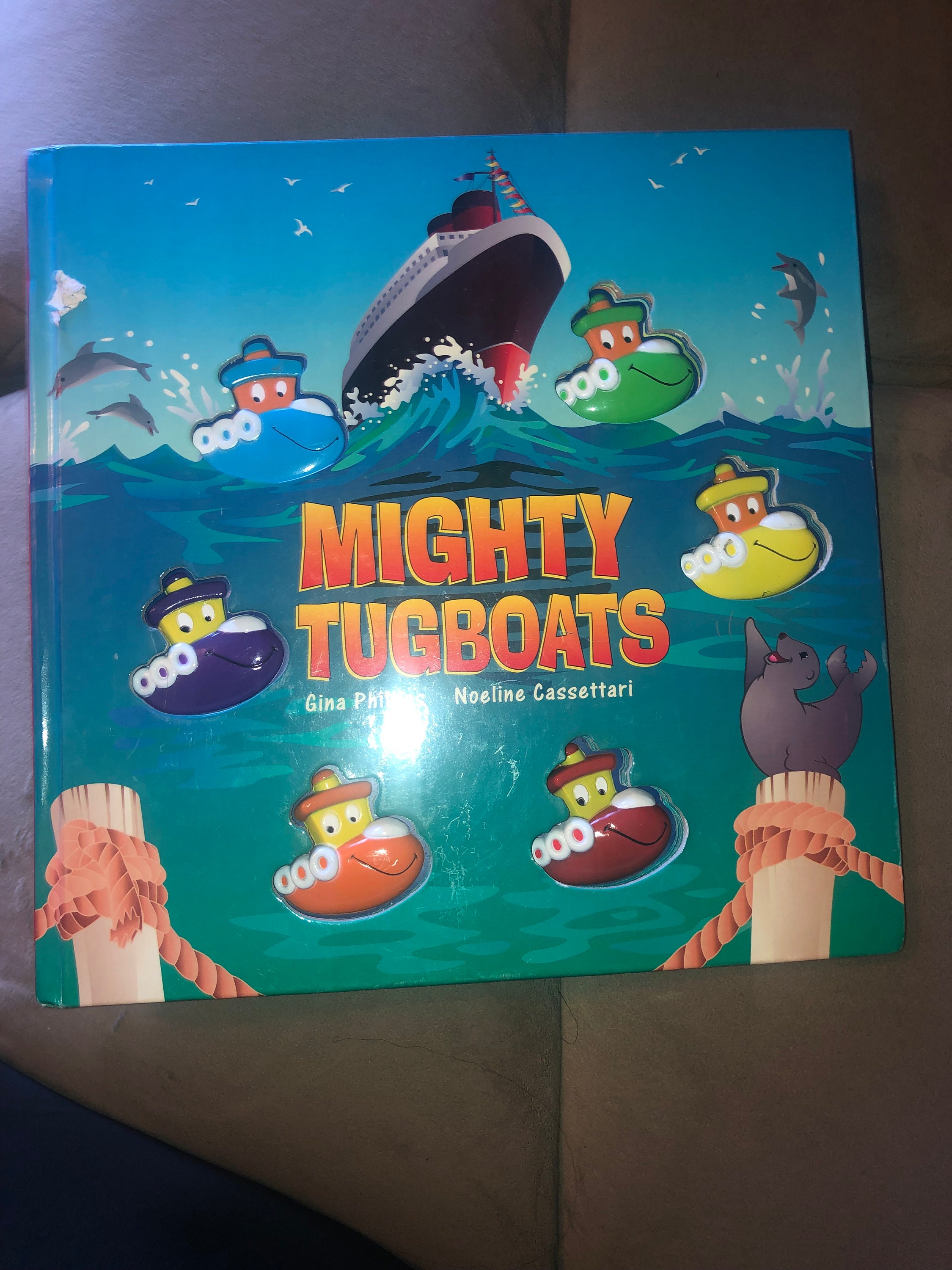 Tugboats　Mighty　Interactive　Book　Etsy
