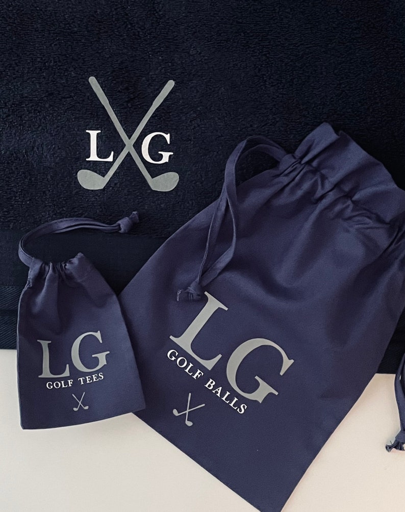 Personalised Golf Ball Bag Golf Tee Bag Golfer Gifts Etsy UK