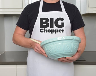 Big Chopper Erwachsene Lustige Schürze | Geburtstagsschürze | Geschenke für Paare | Backen Aus