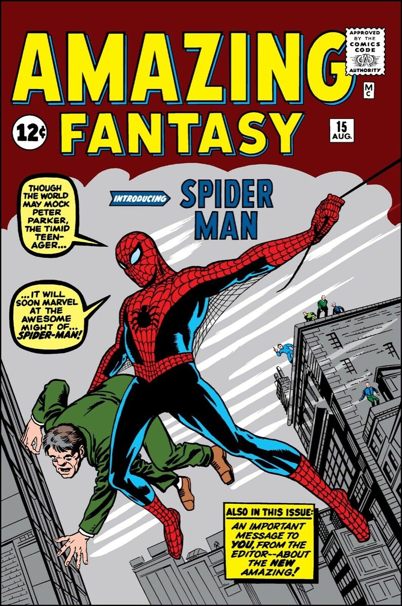 Poster No FrameCanvas With Frame Amazing Fantasy
