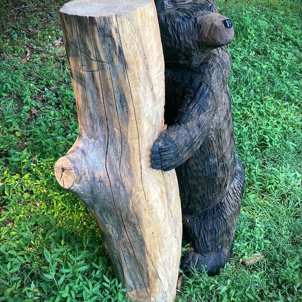 3’ bear chainsaw carving