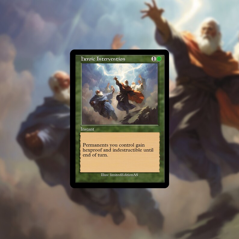 Green Commander Staples Mtg Proxy Mtg Proxies Etsy