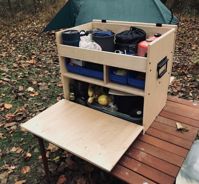 Camp Chuck Box Camp Kitchen Storage Box Etsy