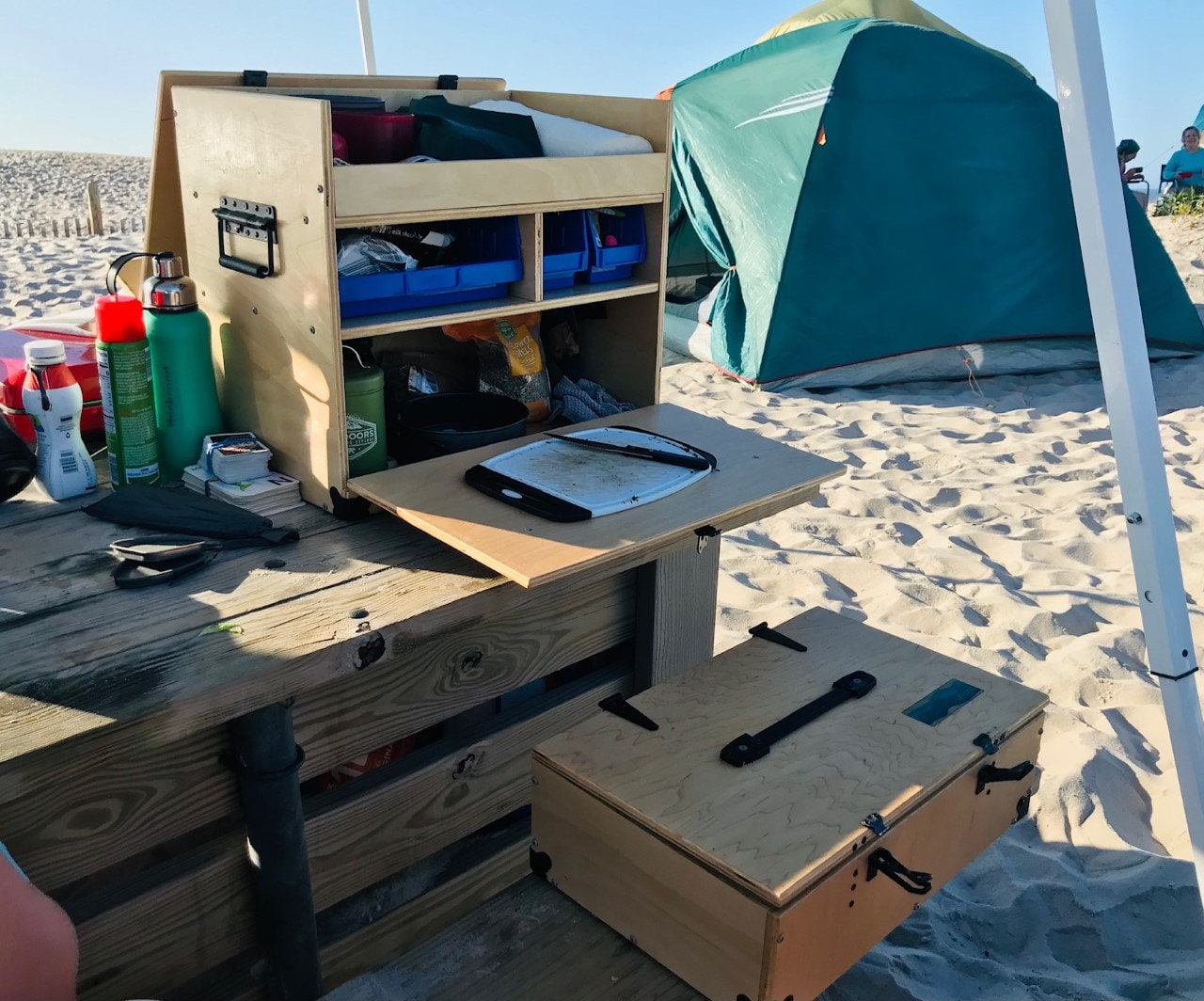 Dining & Serving 3D Serving Station Box Kitchen Storage Camping food