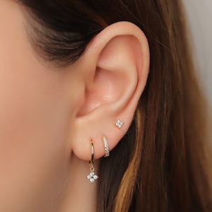 Sterling silver earring sets for multiple piercings hotsell
