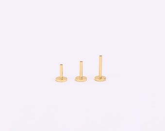 18G Replacement Threadless Push Pin Labret Bar For Flat Back Stud, Sterling Silver Push Pin Bar, Only for Previous Customers of Our Store