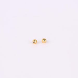 Replacement Screw Back Ball Backing For Stud Earrings, 925 Solid Sterling Silver Screw Ball End for Stud Earrings