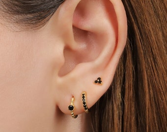 アクセサリー Born From Rock Onyx Heirloom Earring Prima Onyx Earring – Born from Rock