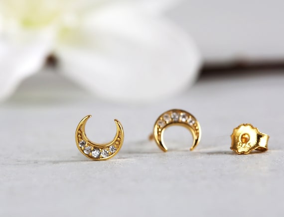 TATIANA☆[SILVER925] Glitter Moon Boat Earring TATIANA☆[SILVER925] Glitter Moon Boat Earring (TATIANA