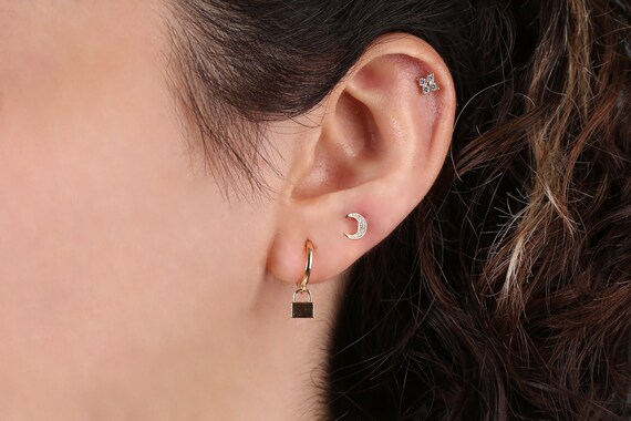 Cartilage earrings ball back sale