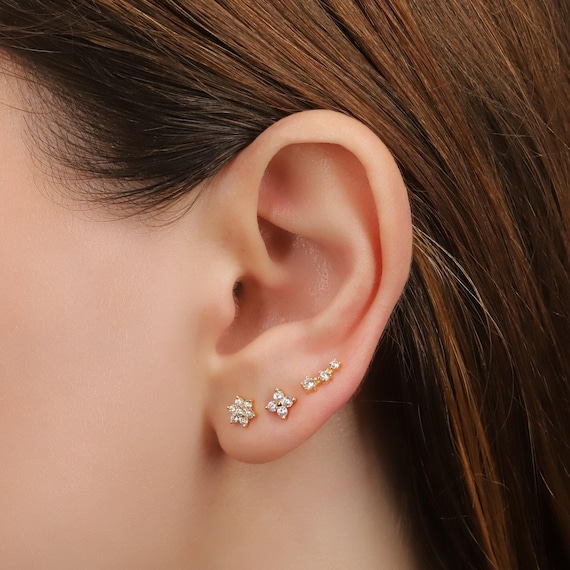 Climber stud earrings discount