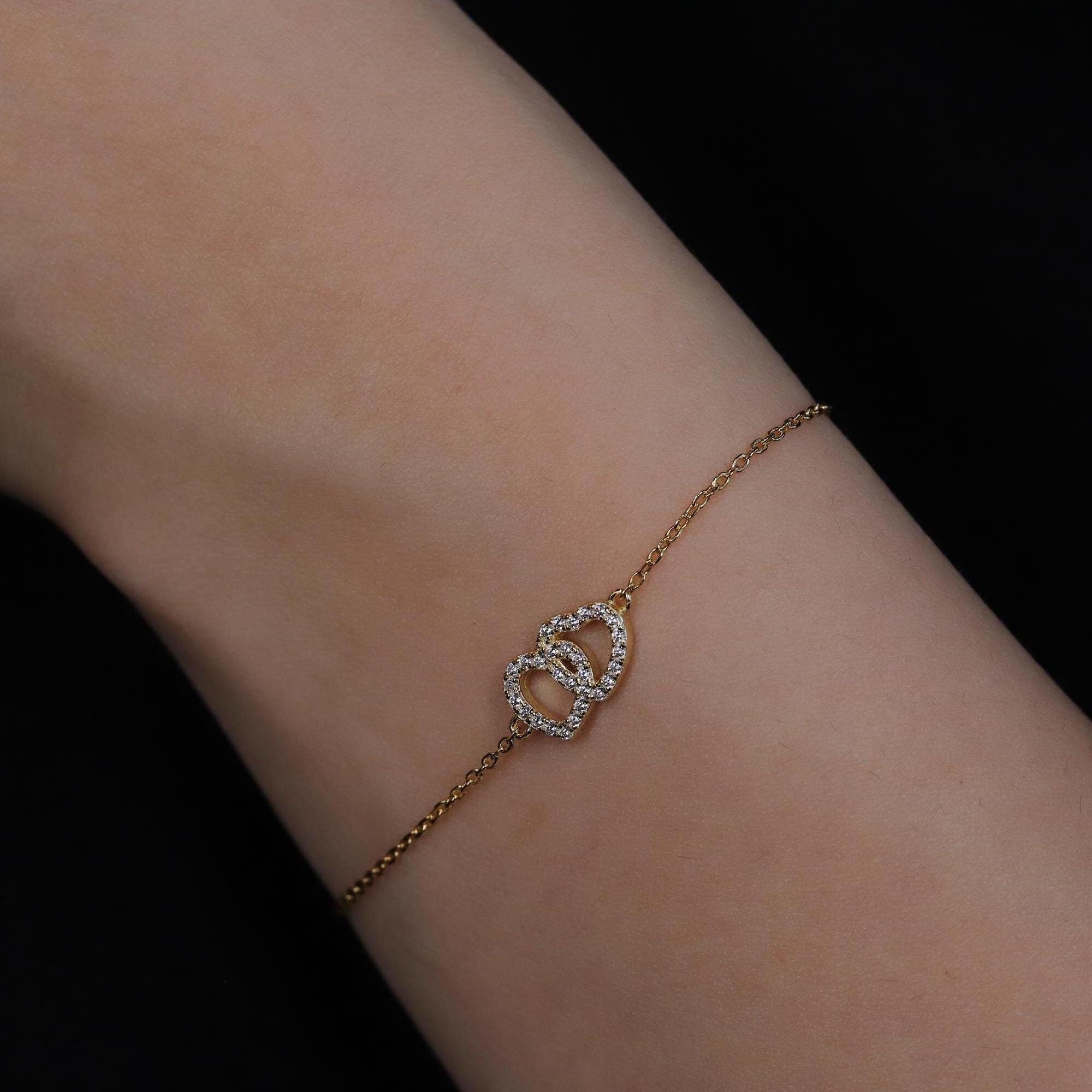 Pulsera De La Amistad Chapada En Plata Con Detalle De Circonita En Forma De Estrella Y Bolsa De Regalo De Asos Design