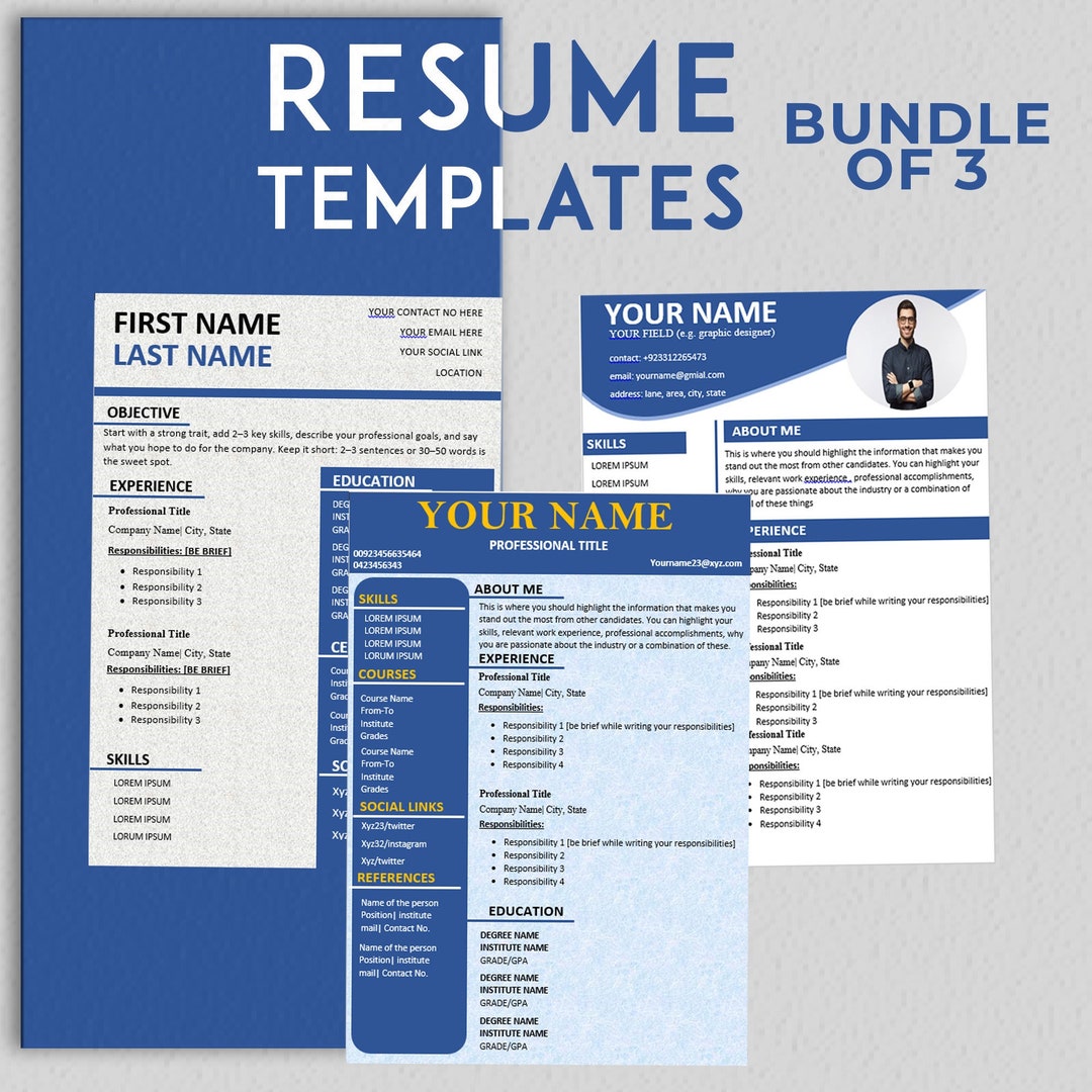 Bundle Word Resumes, Google Docs Resume, Cv Google Docs, Cv Template ...
