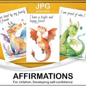 Affirmationskarten zum Aufbau von Selbstwertgefühl und positiven Einstellungen