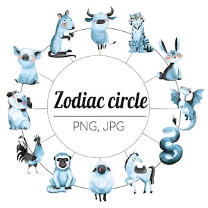 Blue Circle of Chinese Zodiac: Horoscope, Download 12 Signs of Chinese Horoscope