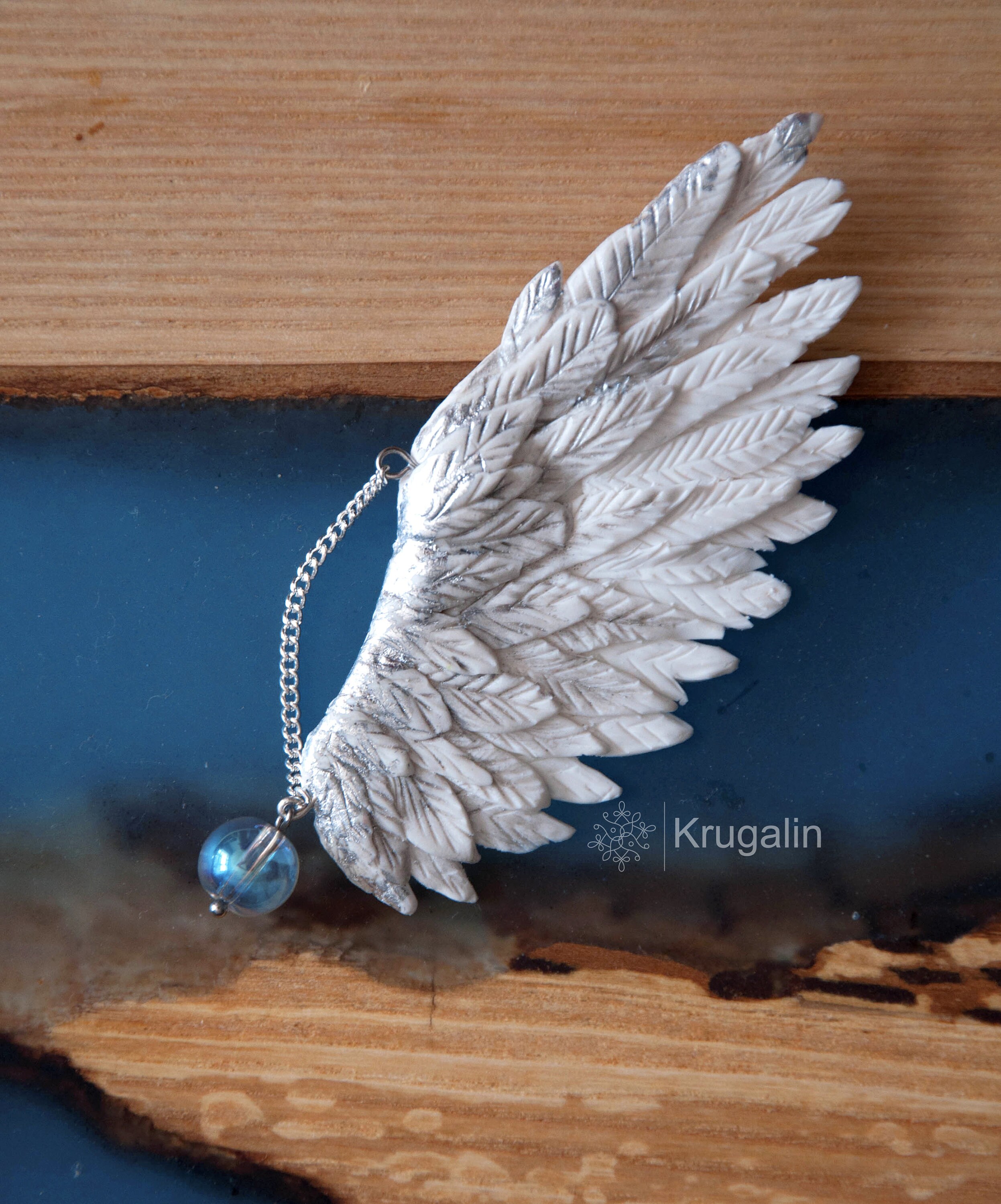 Angel Wing Brooch Etsy