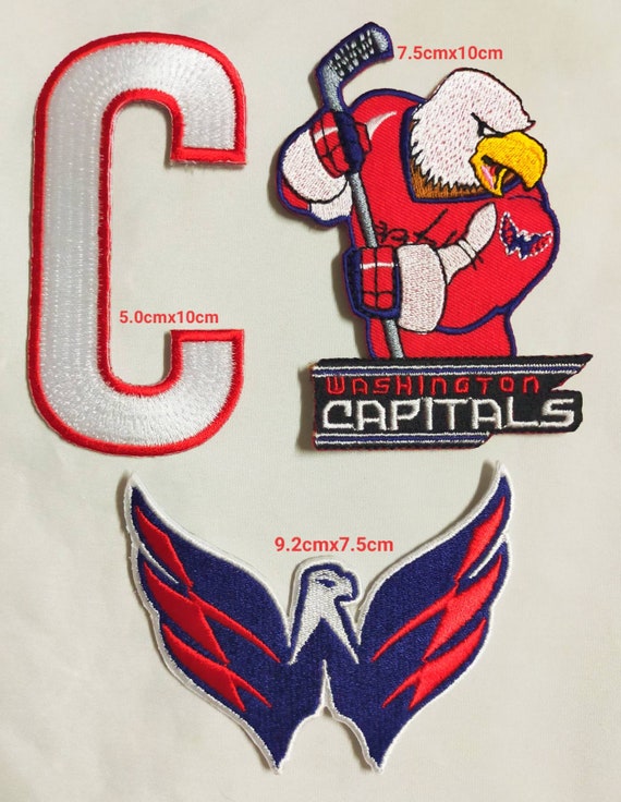 3 Pieces Washington Capitals Hockey Set Patches Logos for iron Etsy