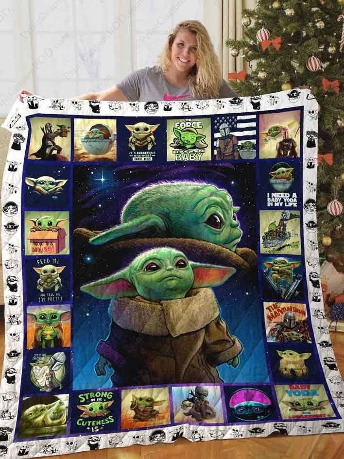 BABY YODA STAR Wars All Season Plus Size Blanket Bedding Family