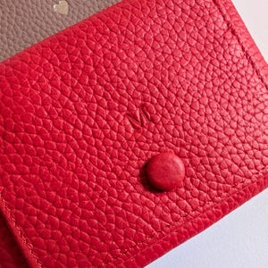 Personalisierte Leder Geldbörse: Schlüsselanhänger Kartenhalter & Armband (Monogramm verfügbar) Bild 12
