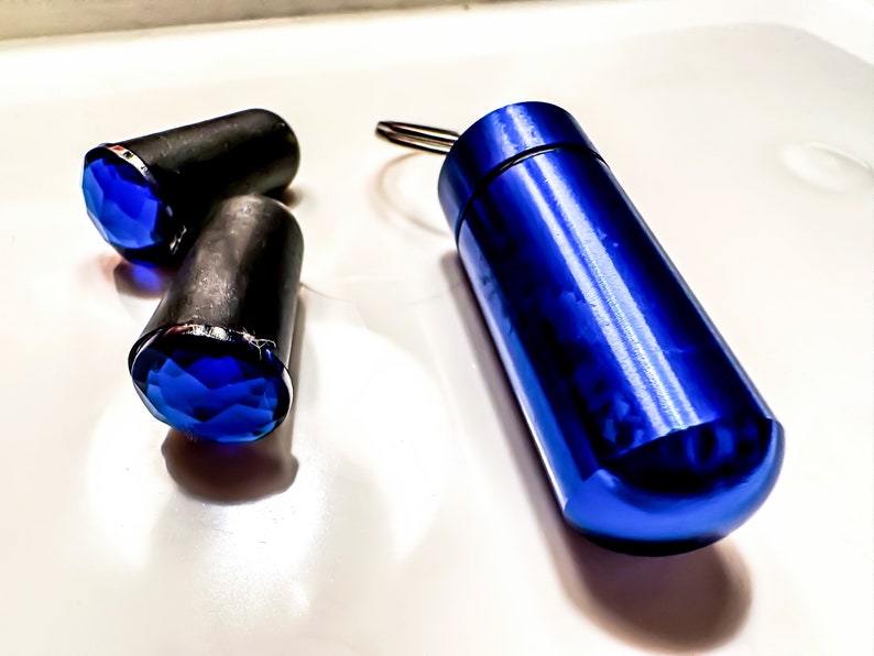 Safety Sasses® Rhinestone Ear Plugs Blue