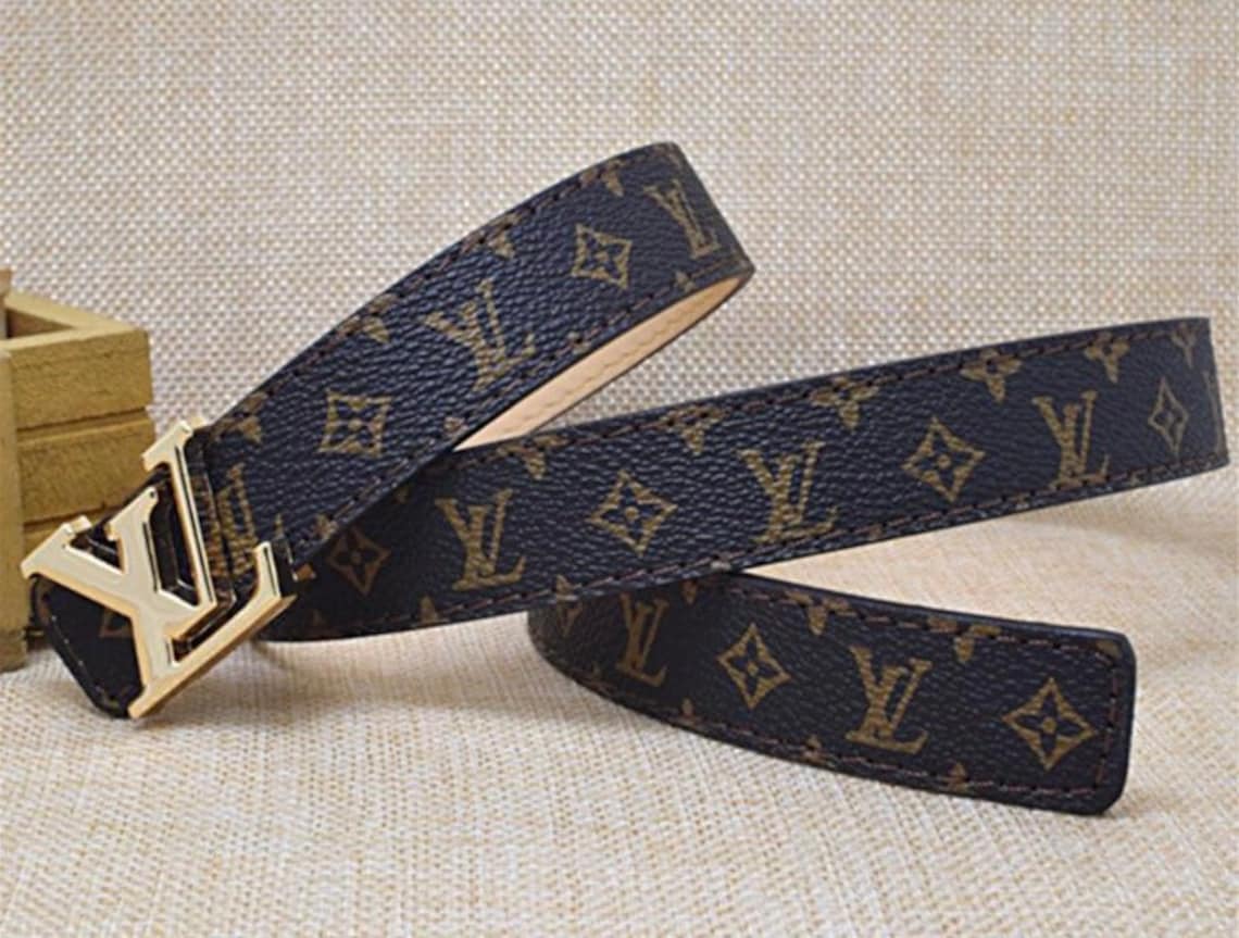 LV inspired belts Etsy
