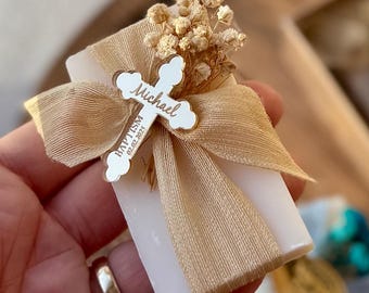 Personalized Soap Favors (10 PCS): Baptism, Baby Shower, Christening