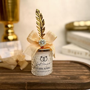 &quot;Personalisierte Hochzeitskerze für Gastgeschenke &quot;&quot;Brautparty-Gefälligkeiten&quot;&quot; • &quot;&quot;Gustgeschenke&quot;&quot; für Gastgeschenke&quot;