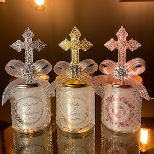 Recuerdos de bautizo personalizados para niño y niña, recuerdo de vela de bautizo dorada, recuerdo de bautizo, Mi Bautizo, regalo personalizado, recuerdos de baby shower