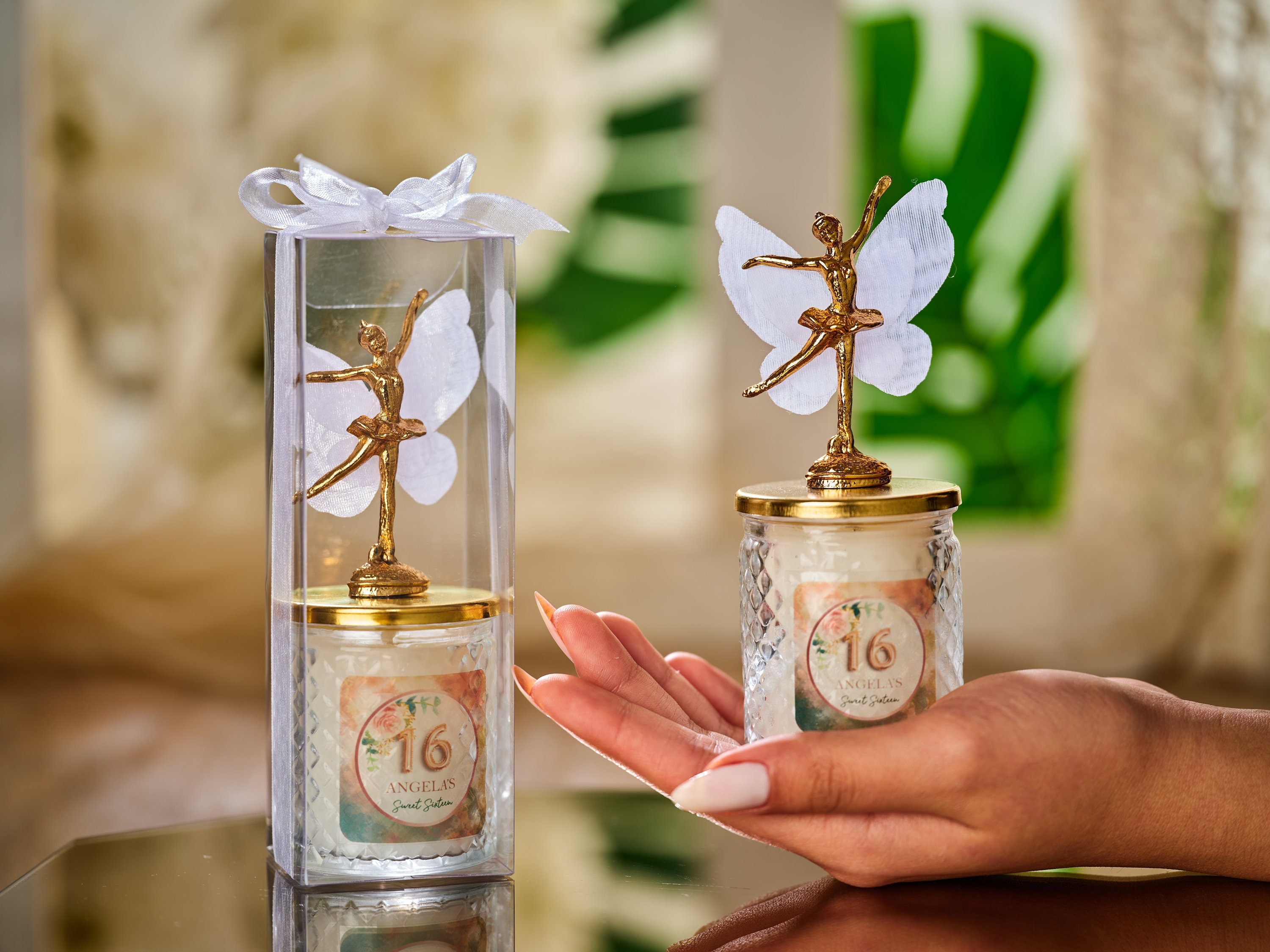 Sintuff 24 Set Quinceanera Party Favors for Guests Rose