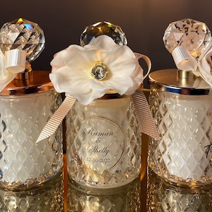 Luxury Candle Favor • Wedding Gifts for Guests • Unique Favors • Handmade Candle Favors • Personalized Favor Candles • Thank You Favor
