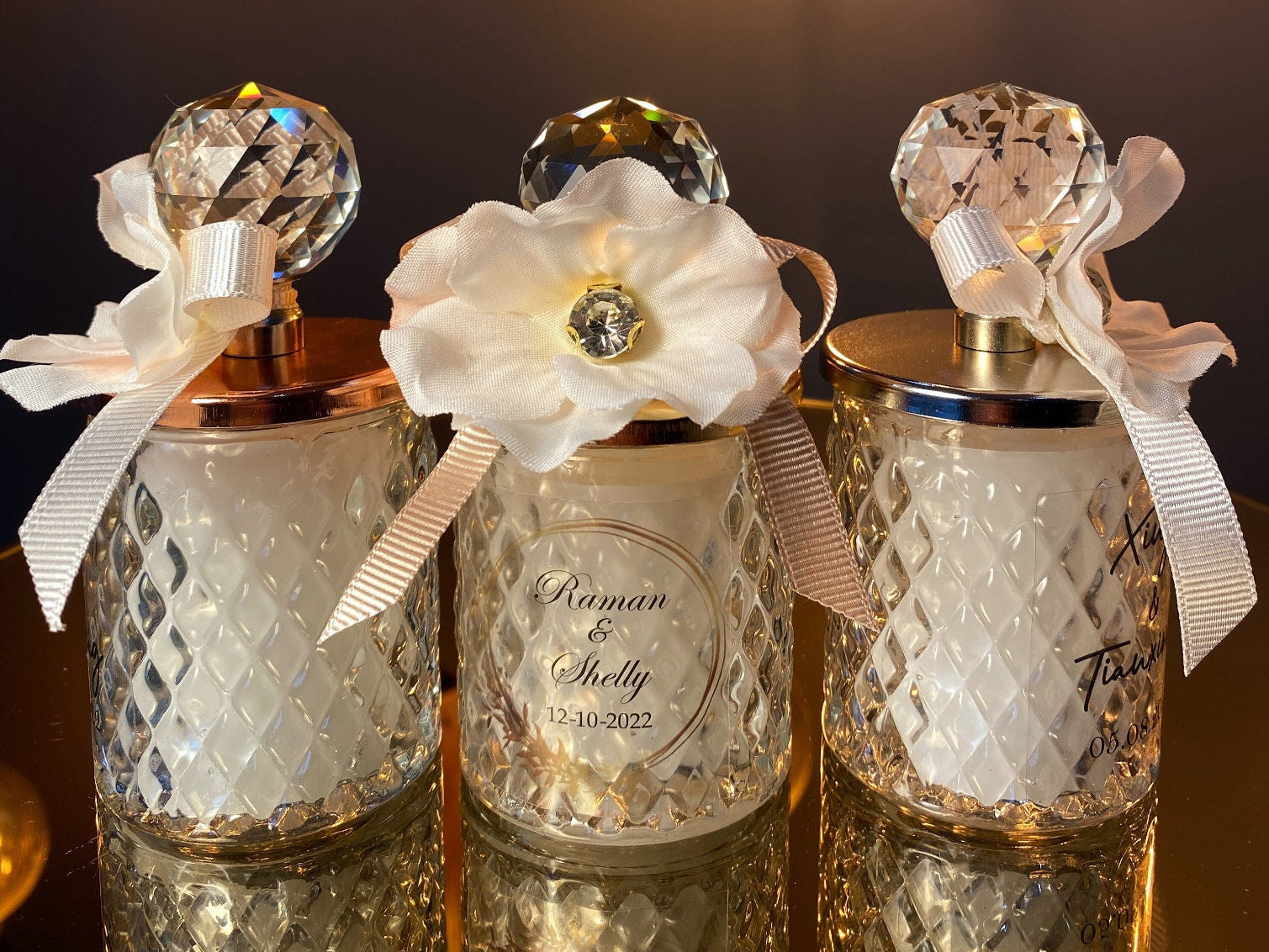 Luxury Candle Favor • Wedding Gifts for Guests • Unique Favors • Handmade Candle Favors • Personalized Favor Candles • Thank You Favor