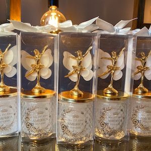Stylish Sweet 16 Candle Favors | Quinceanera Special Favors | Ballerina Candle Favors | Bulk Guests Favors | Thank You Gifts | Party Favors