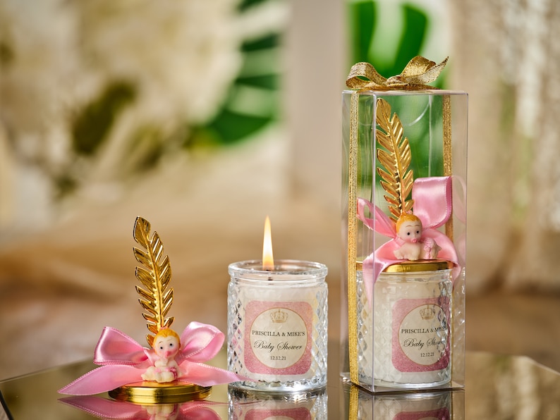 Unique Baby Shower Candle Favors twins Baby Shower Thank You Etsy