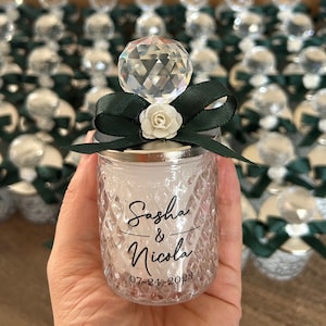 Custom Name Candle • Wedding Special Candle • Personalized Candle Gift • Engagement Candle • Birthday Favors • Baptism Favors•Thank you Gift
