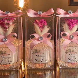 Unique Baby Shower Candle Favors • Twins Baby Shower Favors • Baptism Favors for Guests • Quinceañera Favor Gift • Party Favors in Bulk