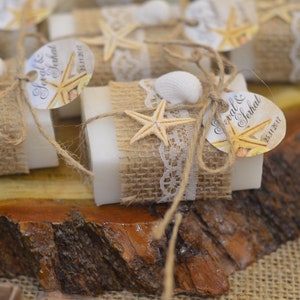 10 pezzi di saponette personalizzate per gli ospiti • Saponette fatte a mano • Bomboniere per addio al nubilato • Bomboniere personalizzate per matrimoni