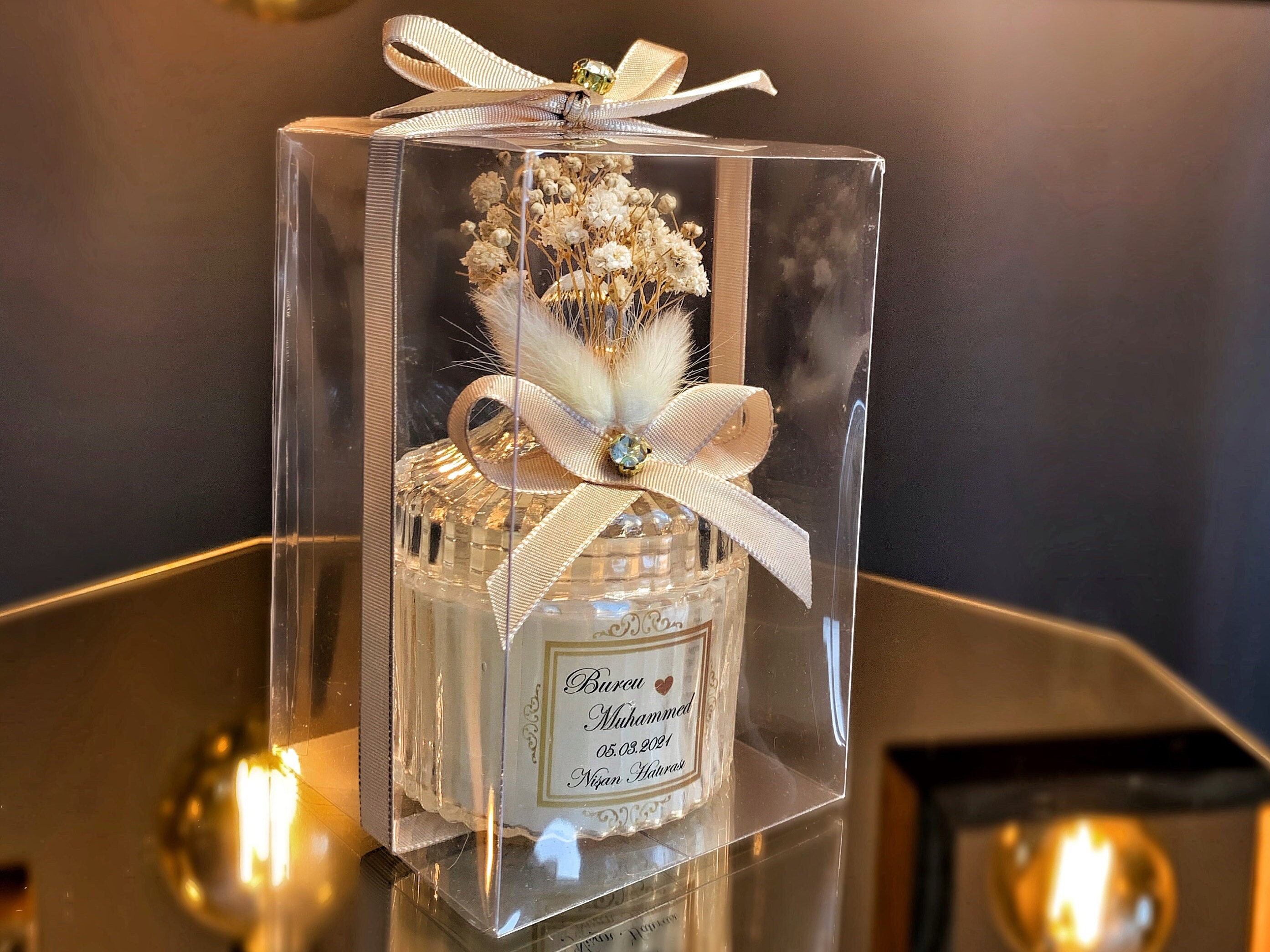 Amazing Personalised Luxury Wedding Guest Candle Favors Etsy