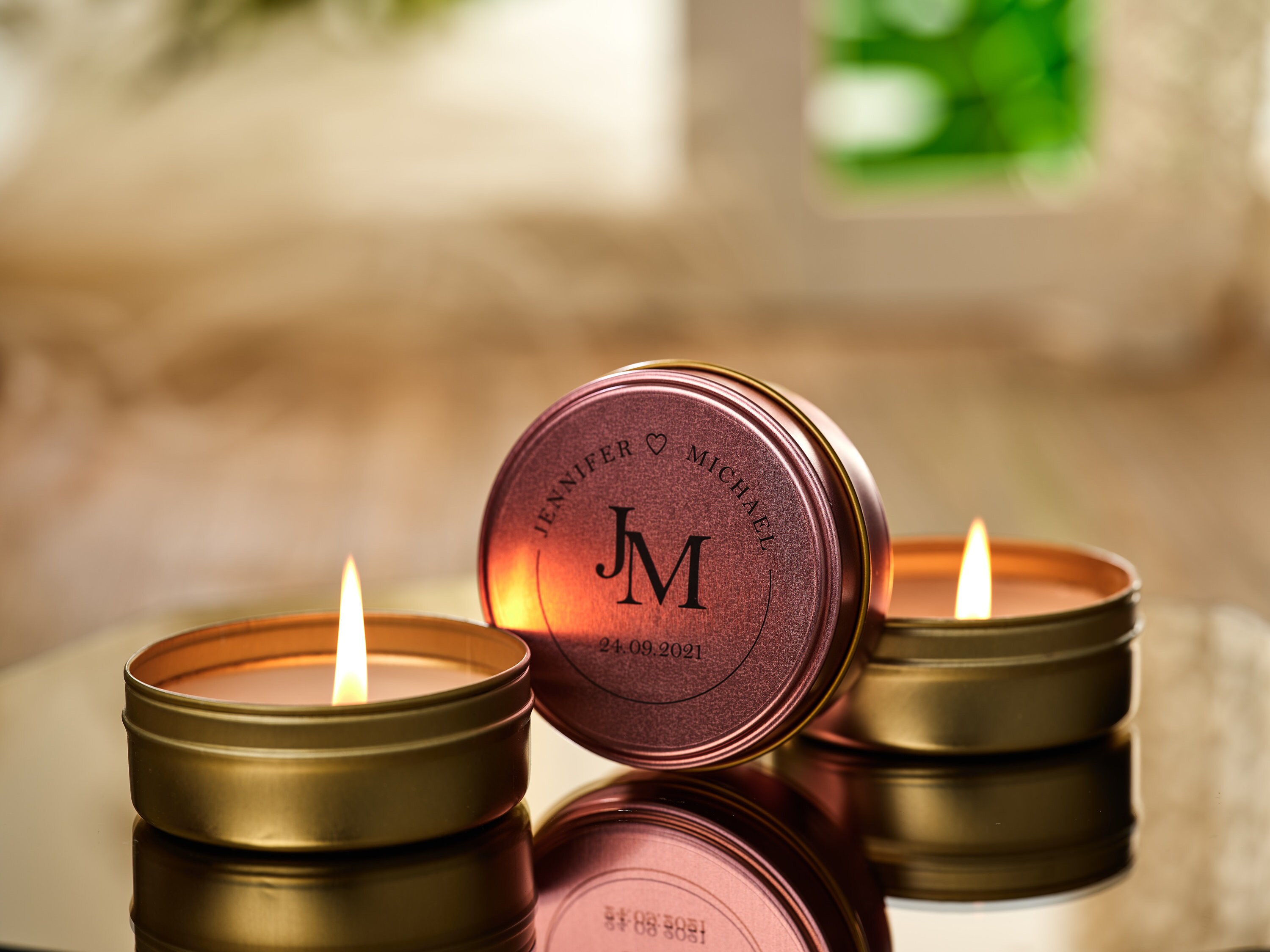 Wedding Favors for Guests • Tin Candle Favors • Wedding Favors ...