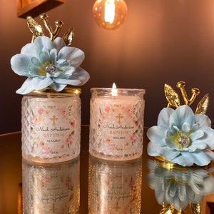 Personalised Wedding Candle Favors
