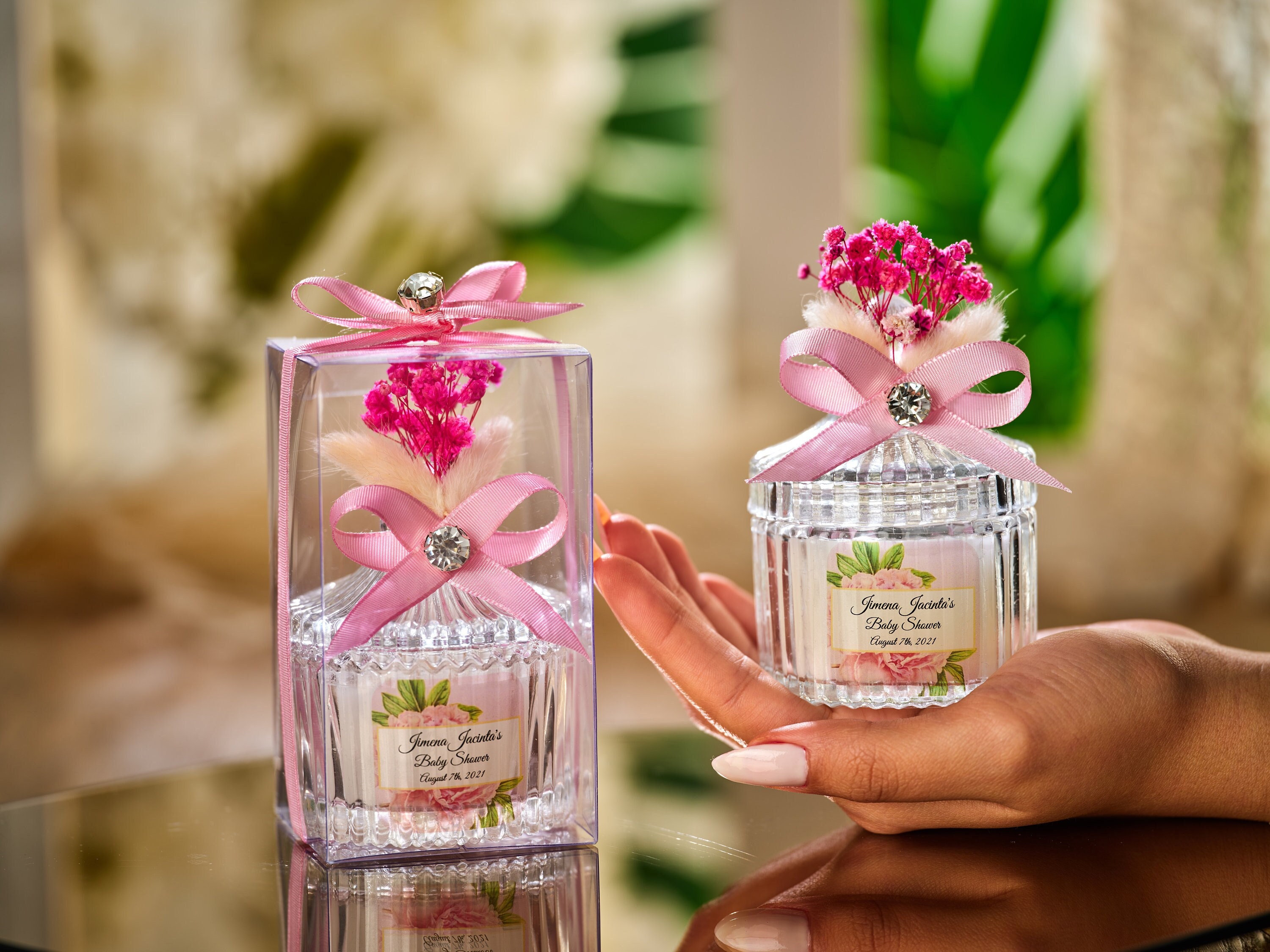 Bomboniere Candele Profumate Portacandela Cuore In Vetro| Sindy Bomboniere - Foto 3