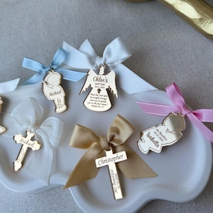 Gold Acrylic Mirror Tags, Baby Shower Tag, Custom Christening Tags, Baptism Mirror Tag, Mi Bautizo Tags, Baptism Favor Tags, Wedding Tag
