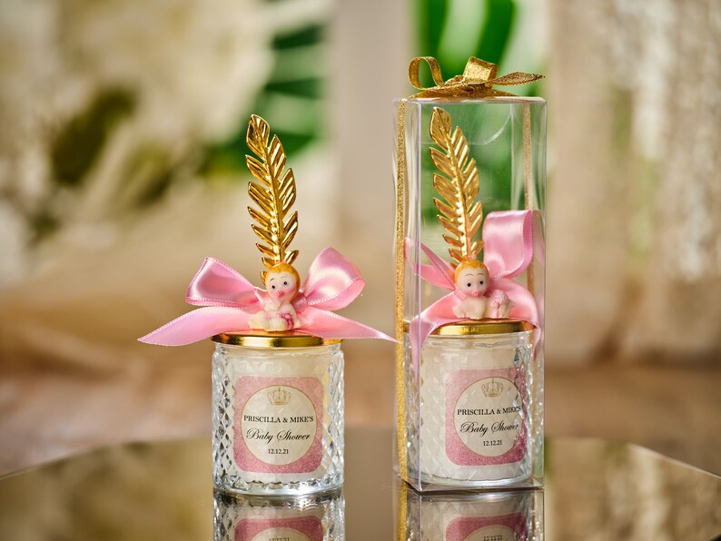 Unique Baby Shower Candle Favors twins Baby Shower Thank You Etsy