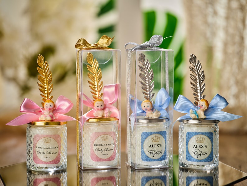 Unique Baby Shower Candle Favors twins Baby Shower Thank You Etsy