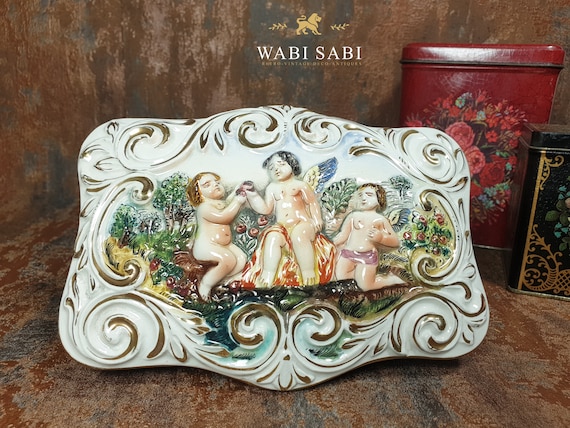Vintage Porcelain Jewelry Box R.Capodimonte