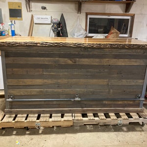 Live edge bar