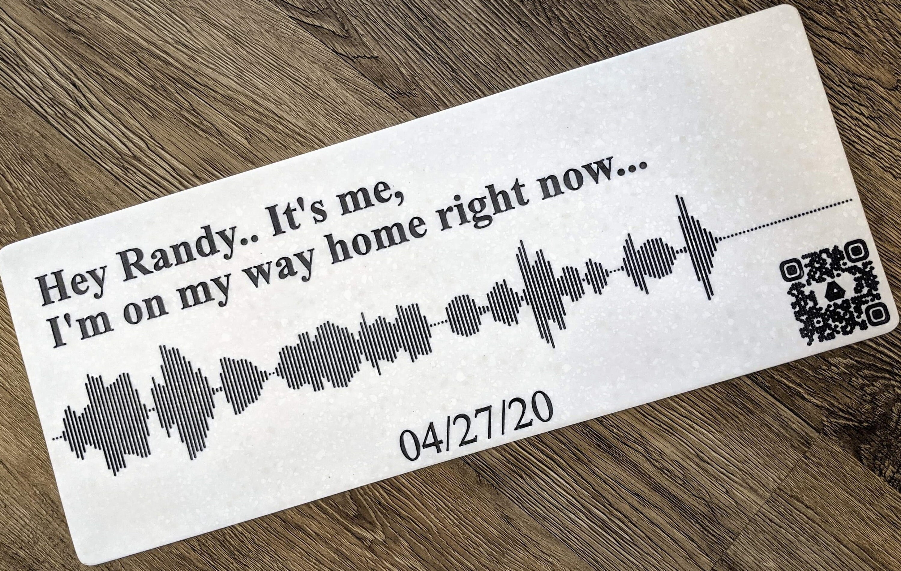 Sound Wave Print , QR Code , Audio Art , Personalized Sound Wave Art - Etsy